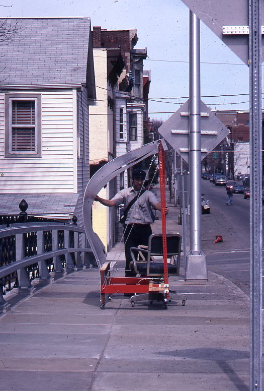 pushing the vehicle